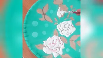 تکنیک طراحی و نقاشی بسیار زیبا روی سفال