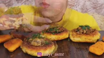 Mayi food 😍موکبانگ💥با صدای بلند ببینید😋😋😋