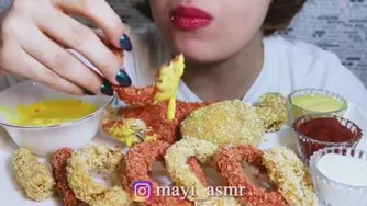 Mayi food😘موکبانگ💫با صدای بلند ببینید😝😝😝