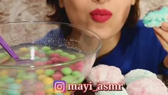 Mayi food🤩 موکبانگ💫با صدای بلند ببینید😛😛😛