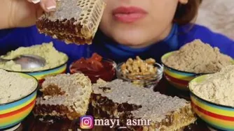 Mayi food 😍موکبانگ💫صدا رو ببرید اخر🤪😝😝