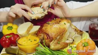 Sogand food🥰موکبانگ💥با صدای بلند ببینید😋😋😋