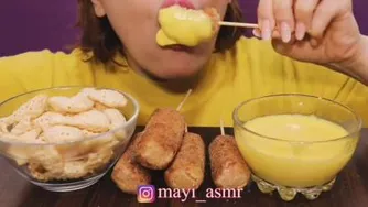Mayi food😍موکبانگ 💥 با صدای بلند گوش کنید😛😛😛