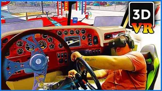 فیلم سه بعدی واقعیت مجازی Driving Peterbilt