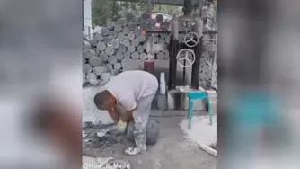 سنگ تراشی فوق‌العاده👌 ، حتما تا آخر ببینید