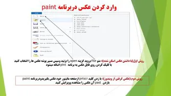 کاربا برنامه نقاش و تغییر اندازه عکس