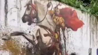 نقاش معرکه