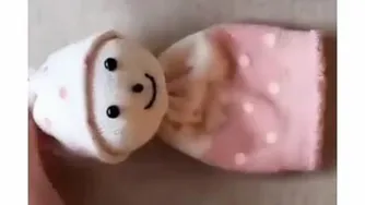 عروسک انگشتی با جوراب