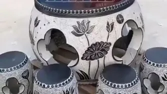 میز و صندلی سنگی