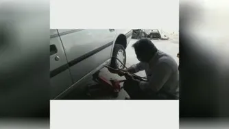 صافکاری رکاب پژو 405 با دستگاه