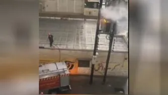خاموش کردن آتش ترانس برق با آب 🤦‍♂️