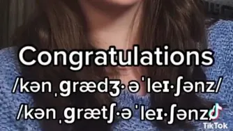 نحوه بیان و تلفظ صحیح کلمه ی “congratulations”