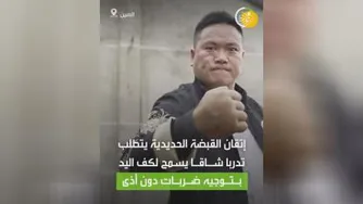 (ویدئو) دست آهنین یک مرد!