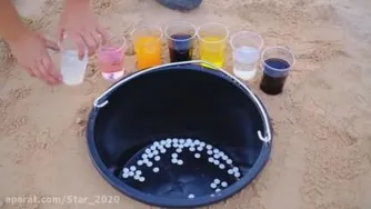 ازمایشات با نوشابه