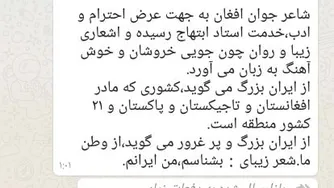 شاعر جوان افغان