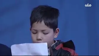 سخنان کودک معلول که اشک دولتمردان را در آورد
