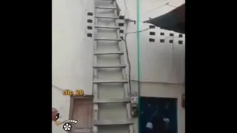 بالا رفتن از نردبان با دست
