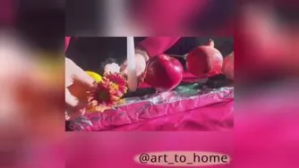 میوه آرایی برای شب یلدا