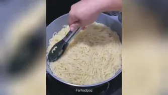 پیتزا ماکارونی 😁😋