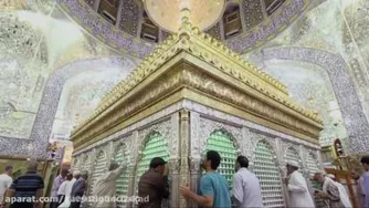 سرودی زیبا در وصف امیرالمومنین علی (ع)-تصاویری بسیار زیبا از حرم آقا -صلوات بر م