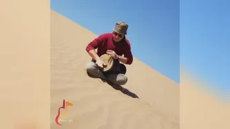 زدن تنبک در کویر