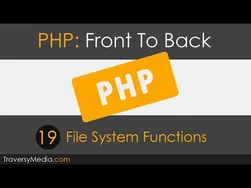 آموزش PHP از ابتدا تا انتها [قسمت 19] - توابع سیستم فایل