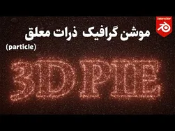 آموزش موشن گرافیک: شبیه‌سازی ذرات معلق متن در بلندر