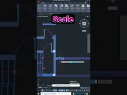 نکات AutoCAD 06: اندازه‌گیری مرجع #آتوکد #نکات_آتوکد #کوتاه #معمار