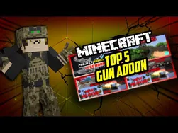 پنج مود برتر تفنگ برای ماینکرفت گوشی و بدراک 🔫 | بهترین‌های MCPE