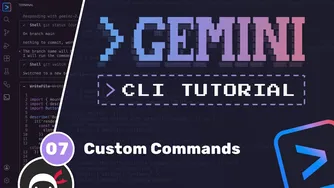 آموزش Gemini CLI — قسمت ۷: ساخت و استفاده از دستورات سفارشی
