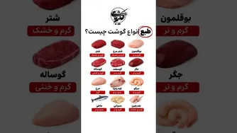 طبع گوشت‌های مختلف: گرم‌اند یا سرد؟