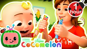 هم‌خوان رنگ‌های کریسمس — CoComelon | ویدیوهای ماشین و کامیون برای کودکان