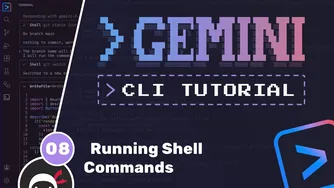 آموزش CLI Gemini — قسمت ۸: اجرای دستورات ترمینال