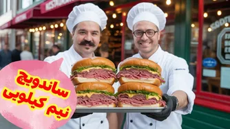 نیم کیلو دبل رست بیف؛ جشن طعم برای عاشقان گوشت!