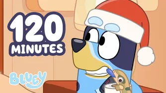 پخش زنده: لحظات بابا نوئل در ایوان و کلی جذابیت! 💙🎅 | ۲ ساعت | Bluey