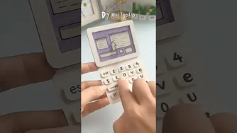 ساخت لپ‌تاپ مینی DIY — ویدئوی کوتاه کاردستی