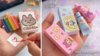 10 Easy craft ideas/ miniature craft /Paper craft/ how to make /DIY/school proje