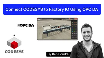 نحوه اتصال یک کنترلر PLC CODESYS به Factory IO با استفاده از OPC DA