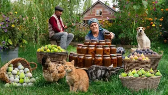 پختن شیرینی پاستیل توت سفید + تهیه مربای توت تازه 🥮🍯
