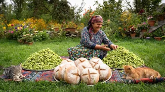 پخت نان با خمیر مخمر طبیعی هاپ - دستور پخت سنتی 🍞🌿