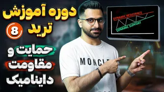 دوره آموزشی رایگان ترید | قسمت هشتم | کامل‌ترین آموزش حمایت و مقاومت (خط روند)