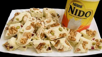 شیرپیره افغانی – دسر سنتی پودر شیر با مغزها