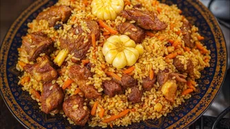 طرز تهیه پلوی ازبک: پلو خوشمزه و پف دار از آسیای مرکزی