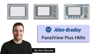 راهنمای سریع پنل‌های HMI آلن بردلی مدل PanelView Plus