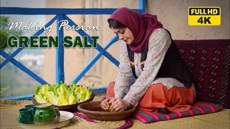 سالاد کاهو با دلر (نمک سبز ایرانی) | میان‌وعده‌ای خوشمزه برای روز سیزده بدر