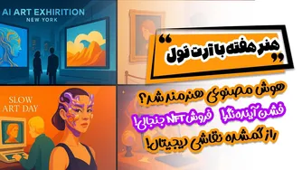 هنر هفته با آرت تول: آیا هوش مصنوعی هنرمند شده؟ نگاهی به NFT جنجالی، فشن آینده‌نگر و رازهای گمشده