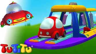 🎁🚗ساخت کارواش توسط توتی تو - 🤩آموزش سرگرم‌کننده برای کودکان با ساخت اسباب‌بازی‌های ساده