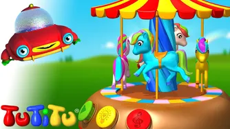 🎁🎠 توتی تو، چرخ فلک رنگارنگ می‌سازد - 🤩 یادگیری سرگرم‌کننده برای کودکان با ساخت اسباب‌بازی‌های ساده