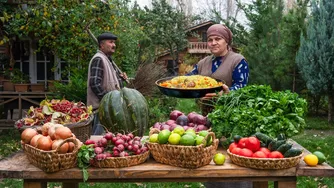 پلو سبزی — پلوی بره با سبزیجات تازه از آشپزخانه روستایی 🌾🔥