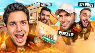 گیر کرده‌ایم توی باتلاق! چالش خنده‌دار پارسعلیپ و عیسی و حمید 😂